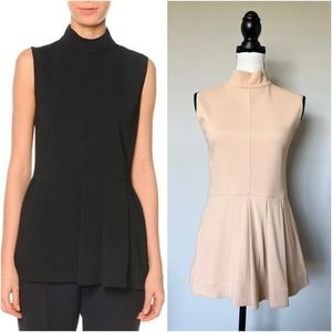 Marni Sleeveless High-Neck Peplum Top i